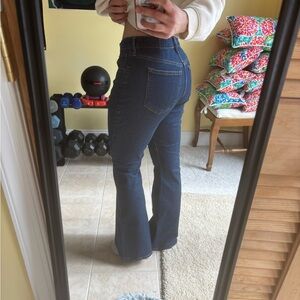 Abercrombie & Fitch Dark Blue Flare Jeans